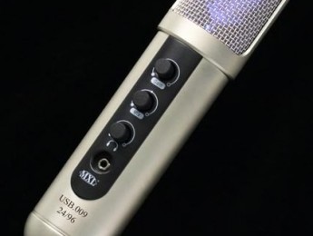 Micrófono de condensador MXL USB.009 a 24 bit y 96 kHz
