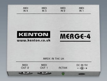 Caja mezcladora MIDI Kenton Merge 4