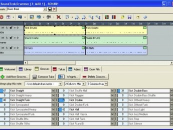 Plugin MIDI SoundTrek Drummer