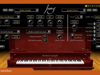 Synthogy Ivory Upright Pianos