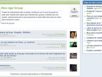 Grupos de charla en Hispasonicos.com