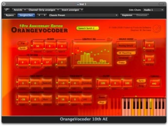 Prosoniq OrangeVocoder 10th Anniversary AudioUnit Edition