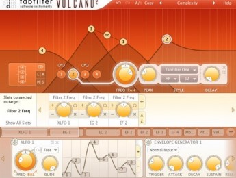 Plugin de filtros Volcano 2 de FabFilter