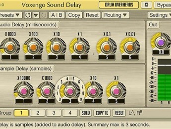 Plugin gratuito Voxengo Sound Delay