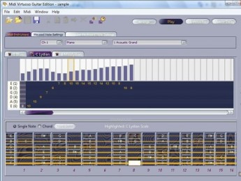 Presentación de las ediciones Piano y Guitar de MIDI Virtuoso