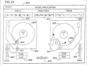 Apple patenta una herramienta DJ para pantalla táctil