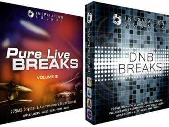 Colecciones de loops Pure Live Breaks Vol. 2y DNB Breaks