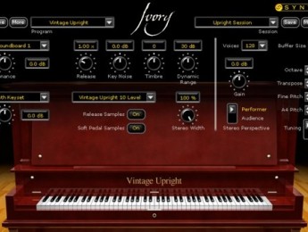 Synthogy Ivory Upright Pianos pronto disponible