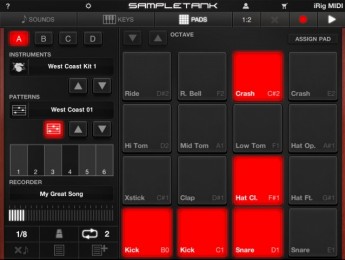 IK Multimedia lanza Sample Tank 1.1 para iOS