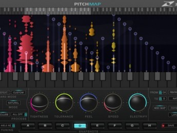 Zynaptiq PitchMap, procesamiento de pitch polifónico a tiempo real