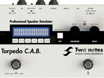 Torpedo C.A.B, modelado de altavoces en formato stompbox
