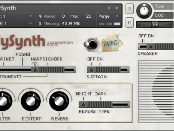HandySynth, un Yamaha HandySound HS-200 para Kontakt 5