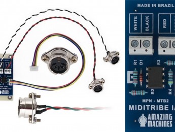 MIDITRIBE I/O, incorporando entrada y salida MIDI a Monotribe