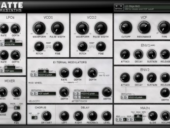 MaxSynths lanza Latte, un sintetizador vintage para Windows
