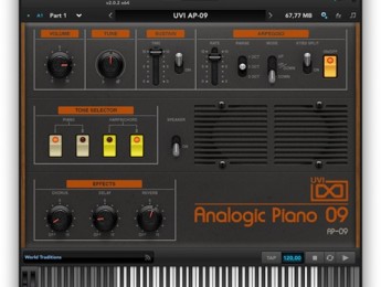 Analogic Piano 09, un Roland EP-09 gratuito para UVI