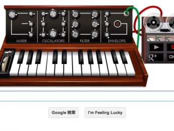 Google celebra el cumpleaños de Bob Moog con un doodle-sintetizador