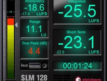 Steinberg presenta SLM 128, un medidor EBU R-128 gratuito para Nuendo 5 y Cubase 6.5