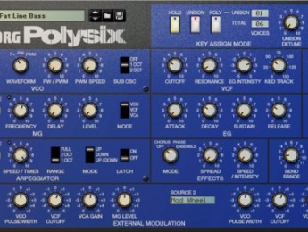 Korg llega a la tienda de Propellerhead con Polysix