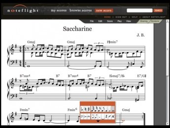 Noteflight, un editor de partituras basado en web