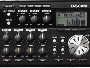 Tascam Pocketstudio DP-004 resucita los cuatro pistas