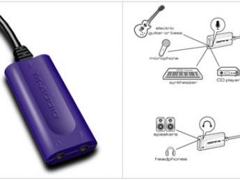 Interfaz de audio miniatura M-Audio Micro