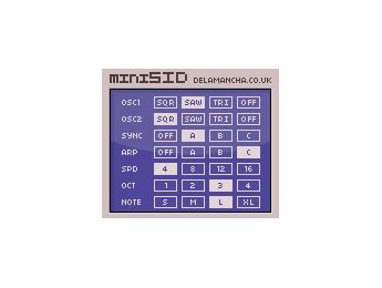 El sinte gratuito De La Mancha miniSID rememora el C-64