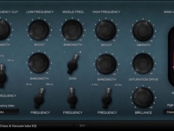 Emulación de EQ paramétrica a válvulas Pultronic EQ-110P