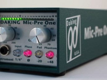 Daking Mic Pre ONE: sonido Trident en una caja de puros