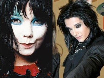 Bjork y el cantante de Tokio Hotel