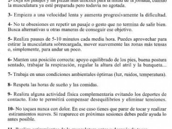 Rutinas de preparación