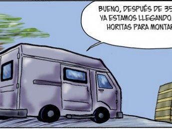 Llegar, montar y probar