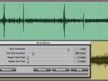 Limpiando pistas en Pro Tools