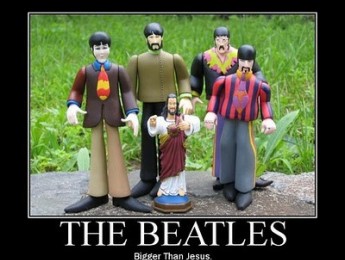 Los Beatles son más grandes que Jesucristo