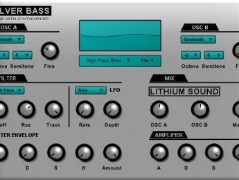 Nuevo sinte Silver Bass de Lithium Sound