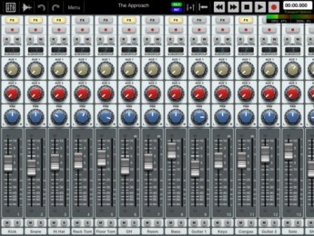 Auria, grabador digital de 48 pistas para iPad