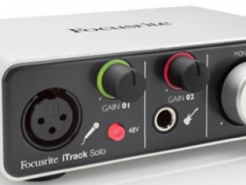 Focusrite iTrack Solo, nueva interfaz para iPad