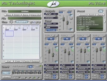 MU Voice: arreglos vocales en tiempo real