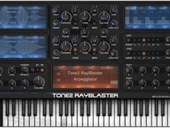 Tone2 Rayblaster, un sinte basado en impulsos