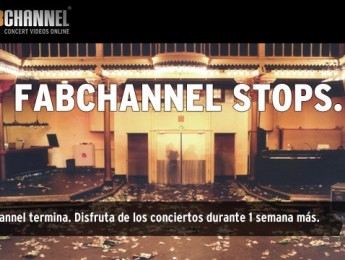 La web de conciertos Fabchannel cierra sus puertas