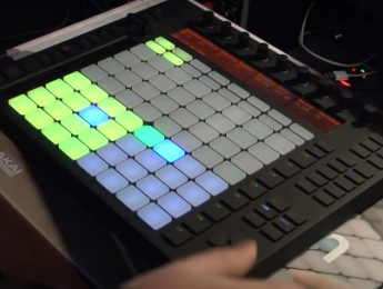 Ableton Push en acción