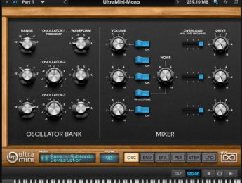 UVI UltraMini, dos Minimoog en uno