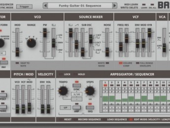 TAL BassLine 101, bajo analógico virtual de Togu Audio Line