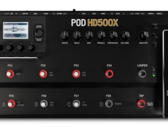 Line 6 ha anunciado POD HD500X, su nuevo procesador multi-efectos para guitarra
