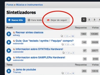 Nuevo seguimiento de foros en Hispasonic