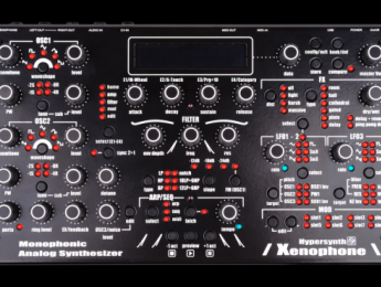 Hypersynth presenta Xenophone, sintetizador analógico monofónico