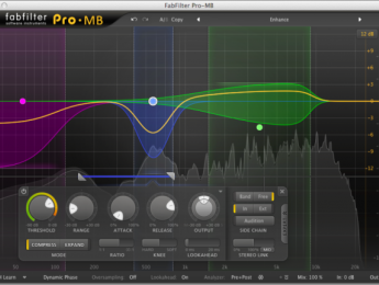 FabFilter lanza Pro-MB, un procesador de dinámica multibanda