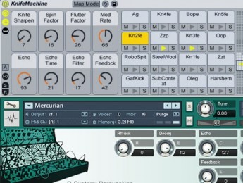 Puremagnetik samplea el sinte modular Buchla 200e