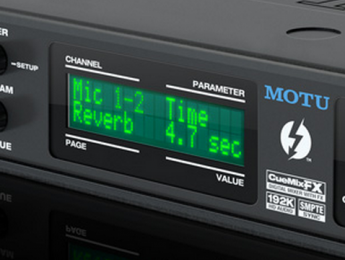 MOTU 828x, nueva interfaz Thunderbolt