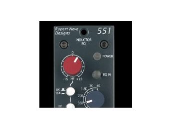 Rupert Neve Designs 551 Inductor EQ, nuevo módulo serie 500