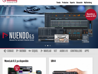 La web de Steinberg, ahora en español